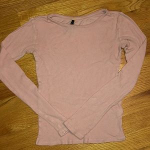 Light pink Long Sleeved Shirt
